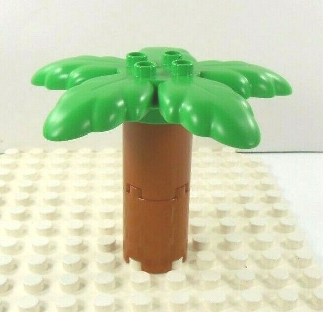 Lego Duplo Palm Tree Green round w 