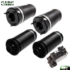 5PCS Air Suspension Spring Bags & Compressor Pump For Mercedes ML GL 550 450 500