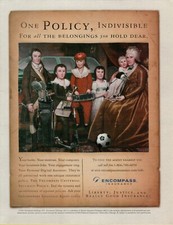 2002 Encompass Insurance One Policy For All You Hold Dear VINTAGE PRINT AD