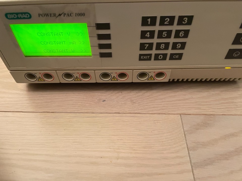 Biorad biorad powerpac power pac display supply 1000v 1000 volts max