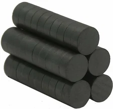 1 Inch 25mm Round Ceramic Magnets Bulk 144 Pieces Super Strong for Crafts 