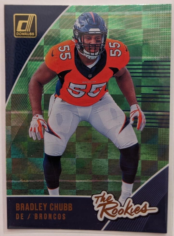 2018 Donruss The Rookies Bradley Chubb Rookie Insert No. R-19