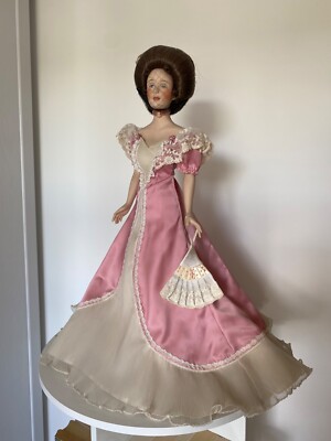 Franklin Heirloom Porzellan Puppe, Gibson Girl Laura the Debutante