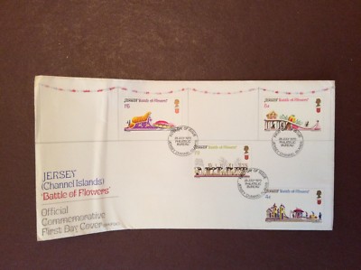 F1m Ephemera f d c jersey battle of the flowers 1970 