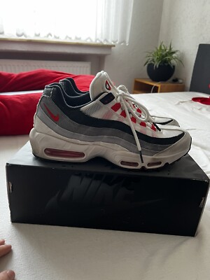 nike air max 95 herren 44 smoke grey DH9792100  summit/white Chile Red 