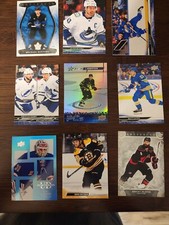25 Card Hockey Lot w/ Rookies, Stars, Inserts: Pick Your TEAM NO BASE - Updated