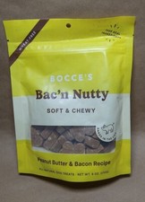 Bocce'S Bakery Bac'N Nutty Soft  Chewy Dog Treats, Wheat-Free PB  Bacon Recipe