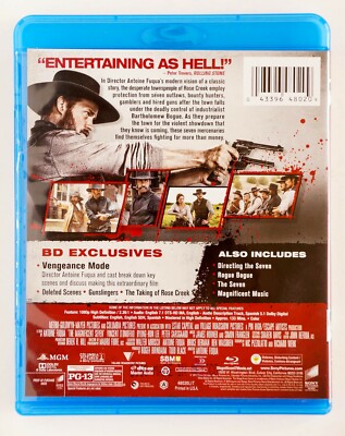 The Magnificent Seven Blu-Ray Disc, Denzel Washington, Chris Pratt