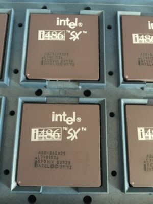 NOS Intel A80486SX-25 80486 32-Bit Vintage CPU 25MHz PGA x 1pc | eBay