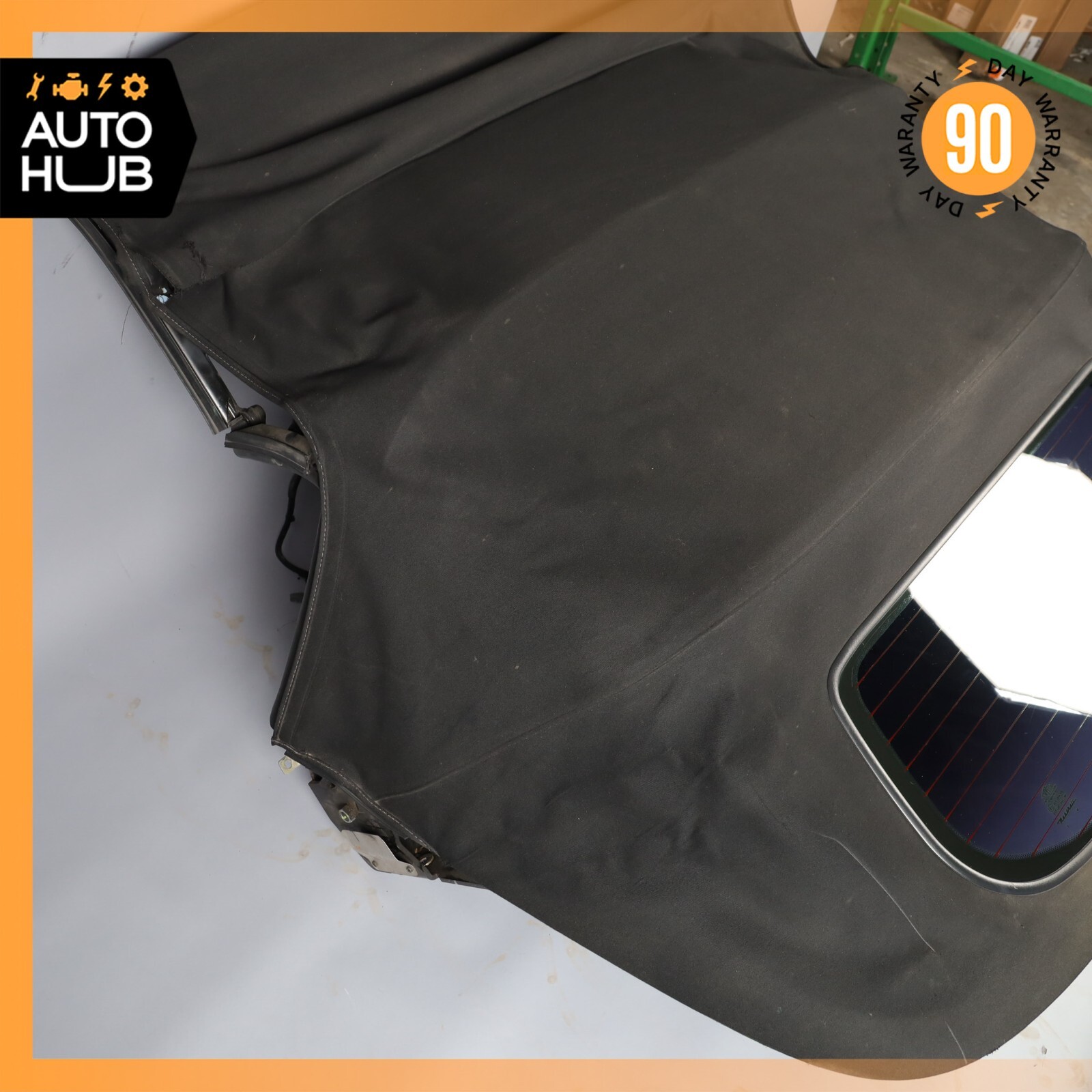 02-07 Maserati Spyder GranSport M138 Convertible Soft Top Roof Nero Black OEM