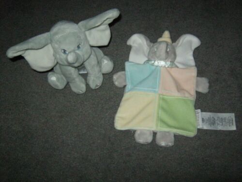 Disney Store, Disney Baby Dumbo Soft Toy And Comforter. - Afbeelding 1 van 5