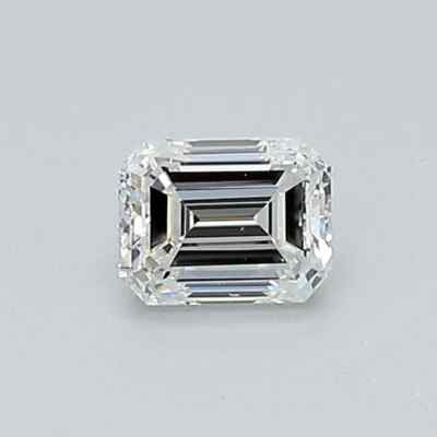 #ad 0.50 CT Natural White Diamond Emerald Cut VVS1 D Grade GDGL Certified DV22 $10.72