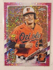2021 Topps Chrome Ryan Mountcastle Magenta Speckle RC /350 Parallel Rookie