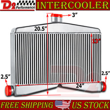 24x13x 3.5 2-in-1-out Turbo Intercooler Twin Dual 2.5 Inlet 3 Center Outlet 24x13x 3.5 2-in-1-out Turbo Intercooler Twin Dual 2.5 Inlet 3 Center Outlet