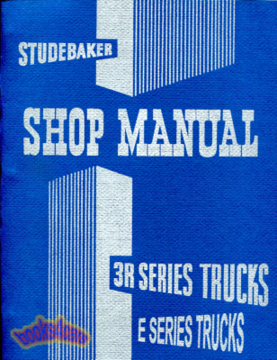 Studebaker Manuell Truck Service Reparatur Shop 3R Buch E 1954 1955 Führung
