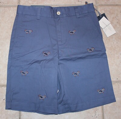 NWT Vineyard Vines Mens 34 Classic Fit Breaker Christmas Candy Cane Whale Shorts