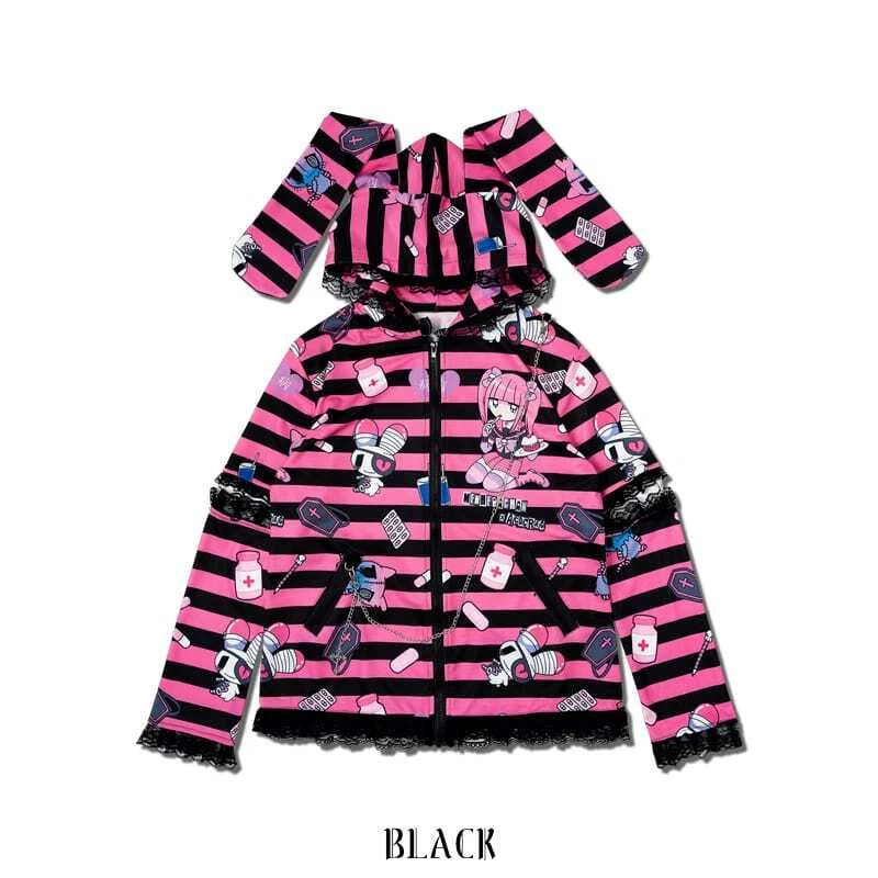 Menhera hoodie top