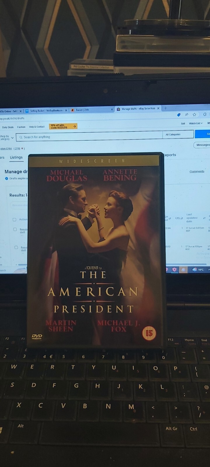 THE AMERICAN PRESIDENT DVD