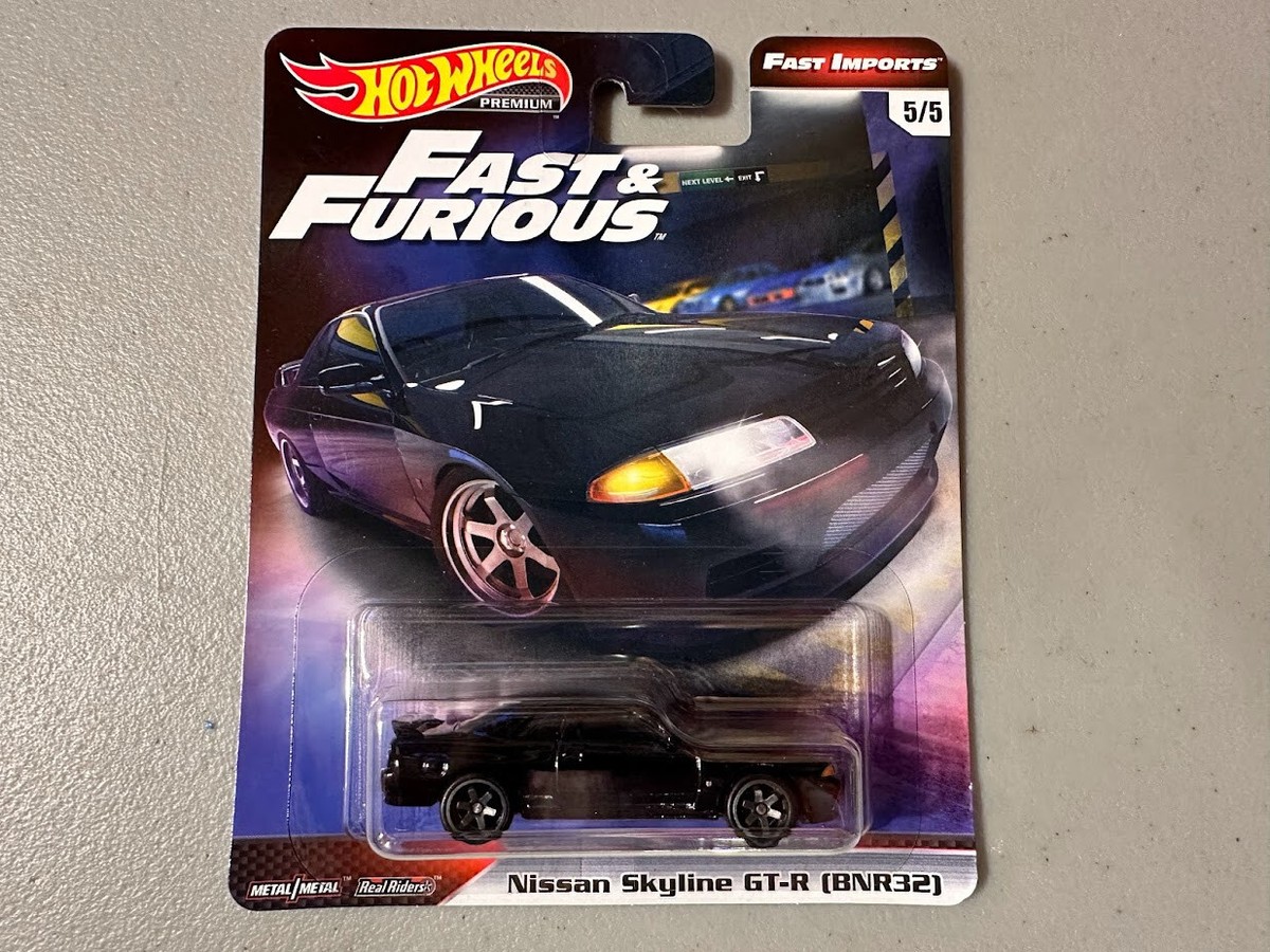 ミニカー Hotwheels FAST&FURIOUS GT-R FAST INPORTS Hot Wheels Fast & Furious Fast Imports Nissan Skyline GT-R (BNR32