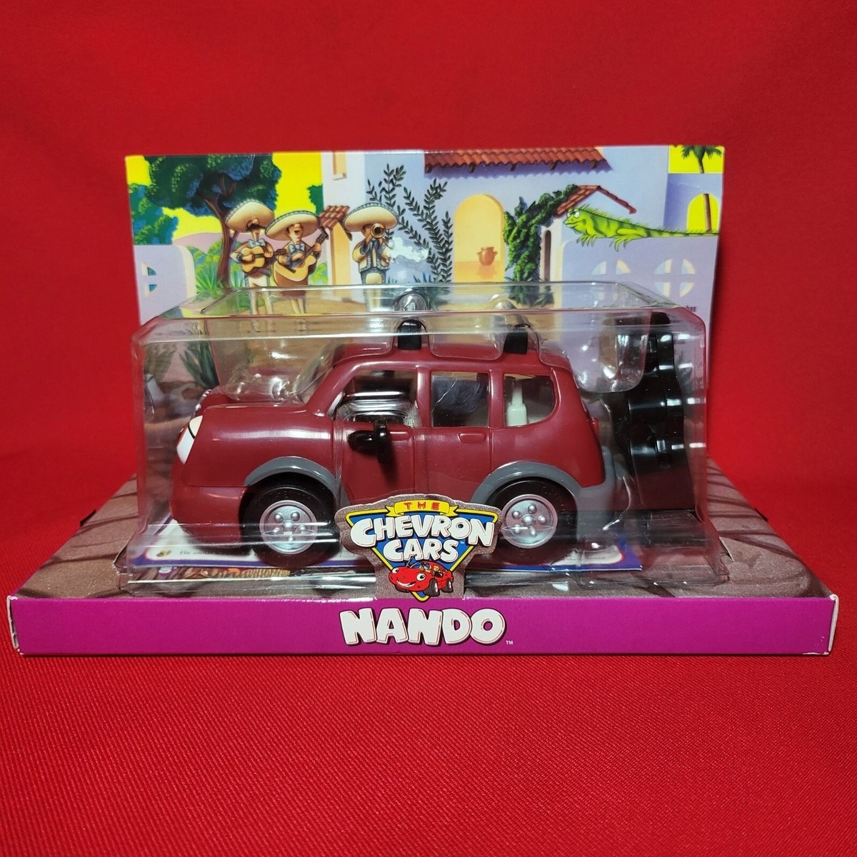 Vintage Chevron Cars Red Nando Collectible Toy Car 1999 | eBay