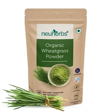 Neuherbs Organic Wheatgrass Powder Immunity Booster 100gm Free Shipping