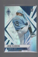 JOSH FLEMING 2021 PANINI CHRONICLES PHOENIX HYPER PRIZM ROOKIE CARD #13 /299