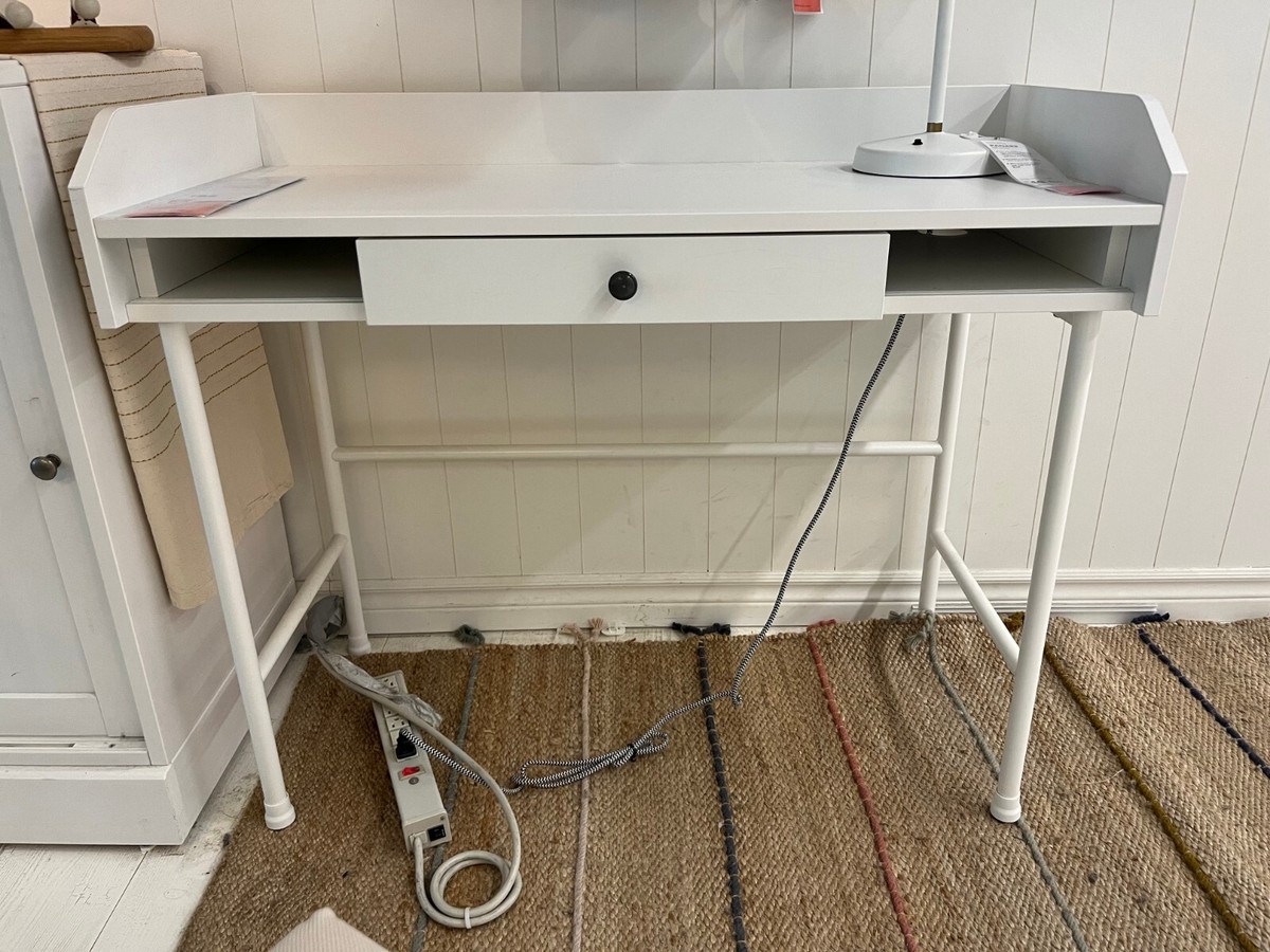 IKEA HAUGA デスク ホワイト 100×45cm 未開封未使用品 HAUGA ハウガ デスク, ホワイト, 100x45 cm - IKEA