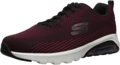 Skechers Men's Skech Air Varsity Athletic Shoes 51490 Black/Red BX 93