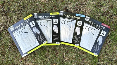 MEMBER'S MARK NEW Set of 4 Members Mark Golf Gloves Premium Cabretta Leather **YOU CHOOSE**