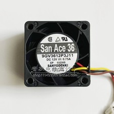 Sanyo 9GV3612P3J11 DC12V 0.75A 36 36 28MM 4-Wire PWM Silent Cooling Fan