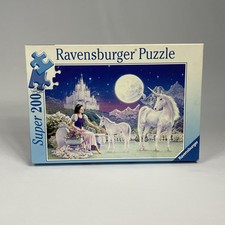 Ravensburger Unicorn Princess Super 200 piece puzzle COMPLETE