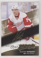2017-18 Upper Deck MVP Gold Script 13/100 Gustav Nyquist #166 a3q