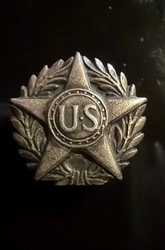 WW1 US Military Veteran Honorable Discharge Star and Wreath Lapel Button