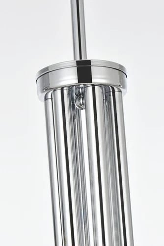 Elegant Lighting LD722D30 Layne 6 Light 30"W Taper Candle Style - Black - Picture 8 of 12