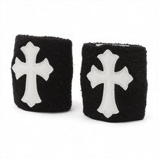 Chrome Hearts Wristband Cotton & Polyester Bl...