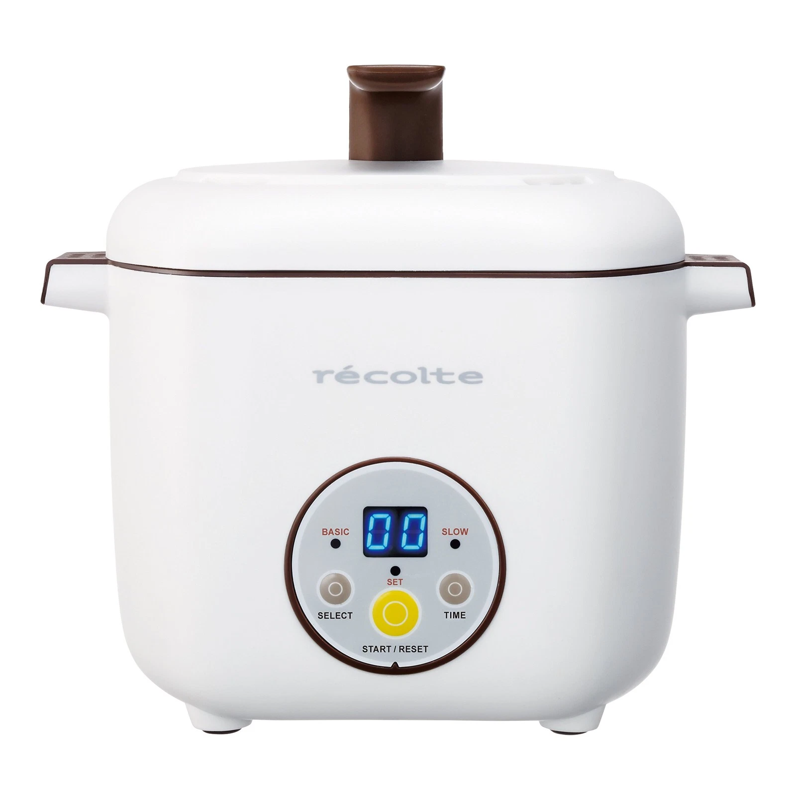 Recolte Healthy Cooking Two-Tier Simultaneous Cooker, White, RHC-1W
