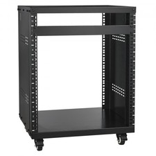 12U AV Rack Stand, 300 lbs Capacity, Network Stereo Recording Studio Rack wi...