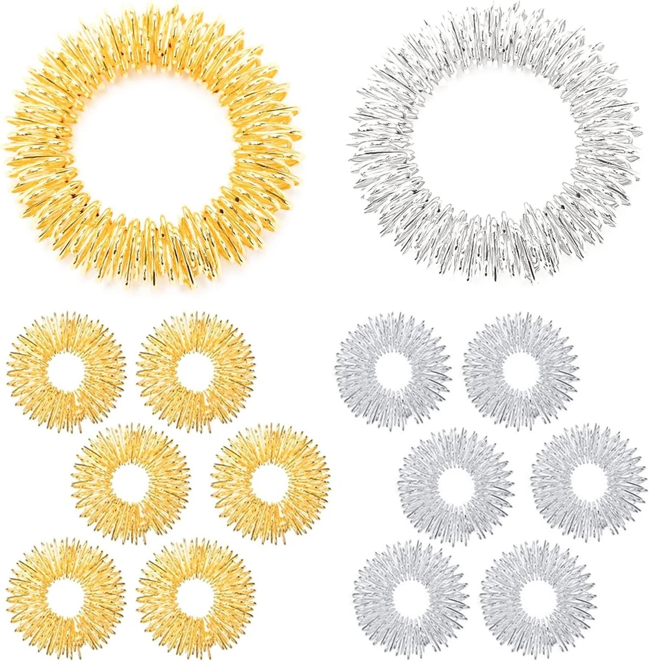 MARKE BANTI Massageringe für Finger Akupressurring Fingermassageringe Akupressur Armband