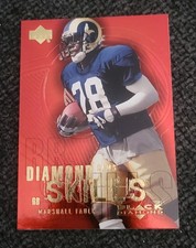 MARSHALL FAULK - 2000 U.D. Black Diamond Diamond Skills #DS3 **MINT**  FREE SHIP