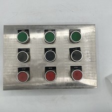 Set Of ALLEN BRADLEY 800E-A2L  IEC 947 VDE 0660  2X01  2X10 PUSHBUTTON