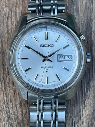 SEIKO BELLMATIC BUSINESS BELL 4006-7010  - GENUINE - VINTAGE JDM WATCH