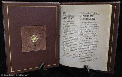 2002 Canada Olympics Going for the Gold Commem Album Set w/ Gold Plated Loonie