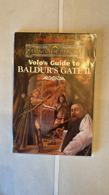 Volo's Guide to Baldur's Gate AD&D Forgotten Realms 11626 VINTAGE, ORIGINAL