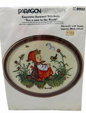 Paragon Needlecraft Exquisite Hummel Stitchery Kit 0932 Girl Not a Care World