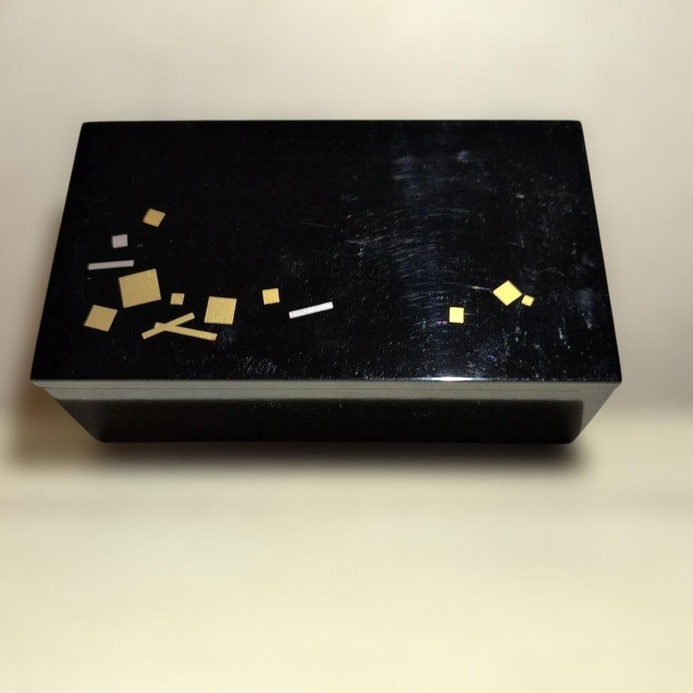 Jubako Bento Box Japanese Lacquerware Jubako black gold pattern Jubako Bento Box Japanese Lacquerware Jubako black gold pattern