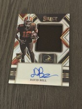 2022 Panini Select Auto Patch Silver Prizm /99 #JRS-DB DAVID BELL Rookie Card RC. rookie card picture