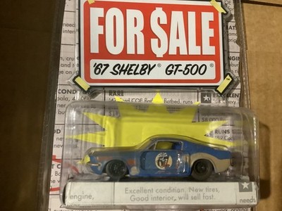Jada Toys 1:64 Shelby GT-500 Diecast Car For Sale Series Blue rust  1967