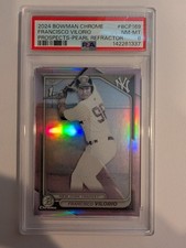 2024 BOWMAN CHROME PROSPECTS PEARL REFRACTOR #BCP169 FRANCISCO VILORIO PSA 8