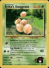 Erika's Exeggcute (43) Unlimited Uncommon Gym Heroes 043/132 HP on eBay