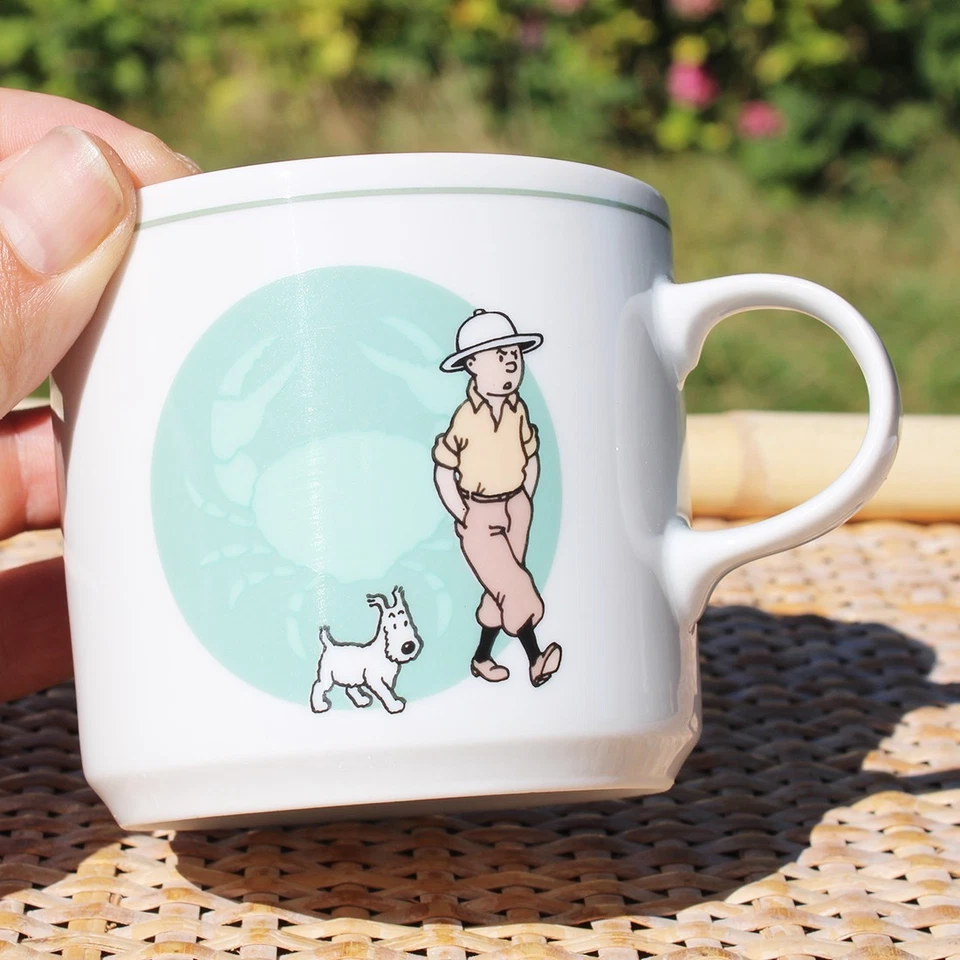 Tasse / mug en porcelaine Tintin Le Crabe aux Pinces d'Or / Hergé-Tintin Licens. - Photo 2/3